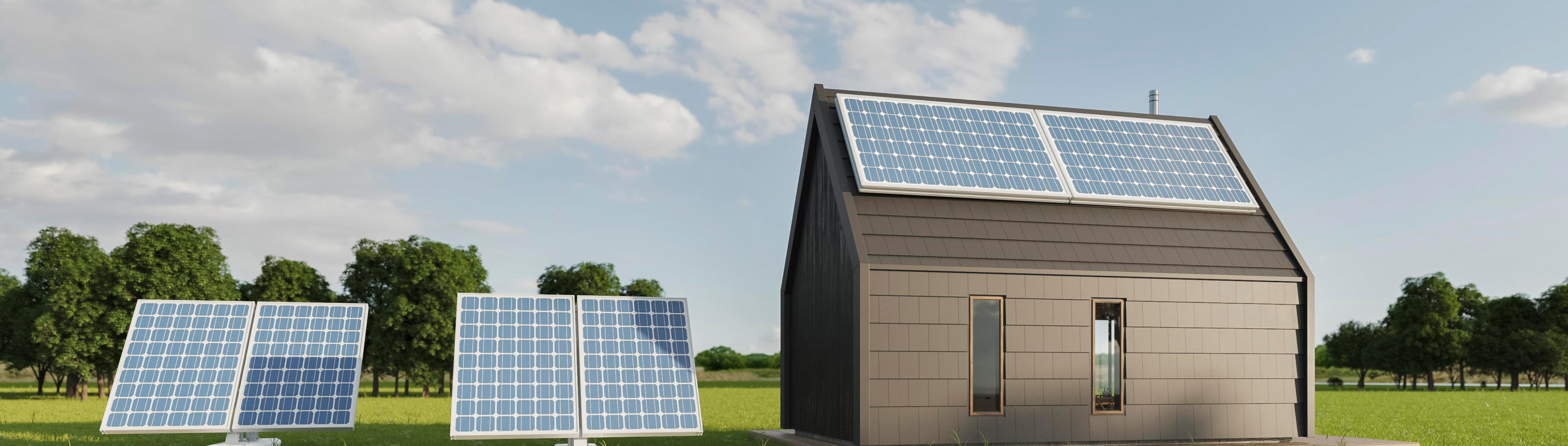 Solar powered house